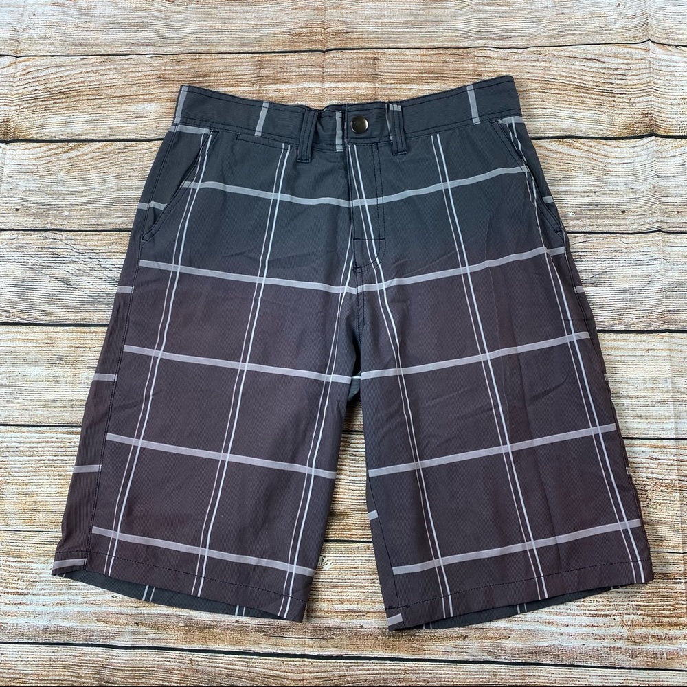 Joe Boxer Plaid Hybrid Board Shorts Men Size 32 - NEW